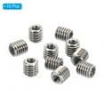 thumbnail image 3 of Uxcell Thread Adapters Sleeve Reducing Nut M5x0.8 Male to M3x0.5 FeMale to Repair Insert Nut Screw Reducer 6mm 10 Pcs, 3 of 5