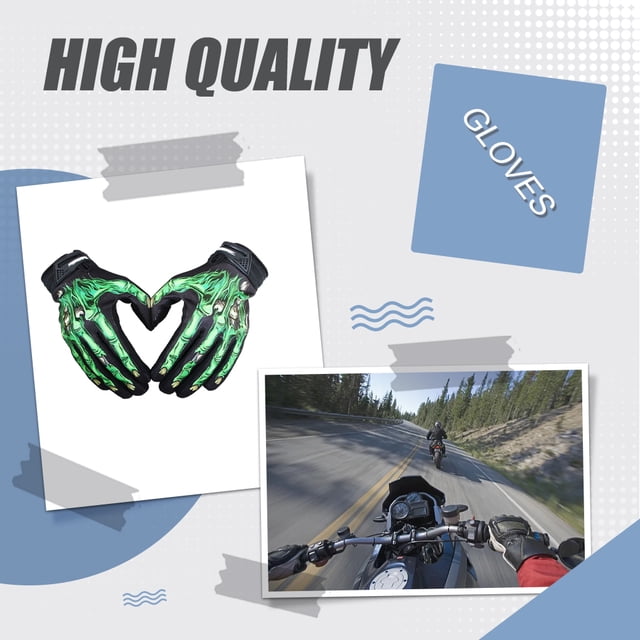 maskred Quick-drying And Windproof Autumn And Winter Gloves For Outdoor Enthusiasts green S 1Set