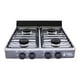 thumbnail image 1 of PARRILLA 4 QUEMADORES CON CUBIERTA DE ACERO COLOR GRIS MARCA SUPERFLAMA Super Flama 4QCA/G, 1 of 5