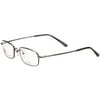 A2 Flexible Titanium SG 604 Eyewear Safety Frame, Brown Gunmetal, 1 Count