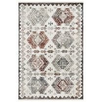 SAFAVIEH Vintage Persian Merlin Abstract Area Rug, Cream/Grey, 5'3" x 7'7"