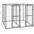 thumbnail image 4 of vidaXL Outdoor Dog Kennel Steel 4.84 m², 4 of 4