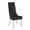 Red, variant on Benjara Leatherete Dining Chair w/ Vertically Stitched Backrest-Black (Set of 2)