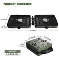 thumbnail image 4 of RedSwing 2 Burner Propane Camping Stove,Portable Folding Gas Stove for Camping with 17200 BTU,Outdoor Camp Stove for Camping Backpacking, 4 of 9