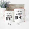 thumbnail image 4 of Hero Coffee Mug, Novelty Coffee Mug, Coffee Lover Gift, Bearded Coffee Mug, Valentine Day Gift, Dishwasher Safe Mug, Gift For Boyfriend, Novelty Coffee Mugs 11oz, 15oz Mug, 4 of 4