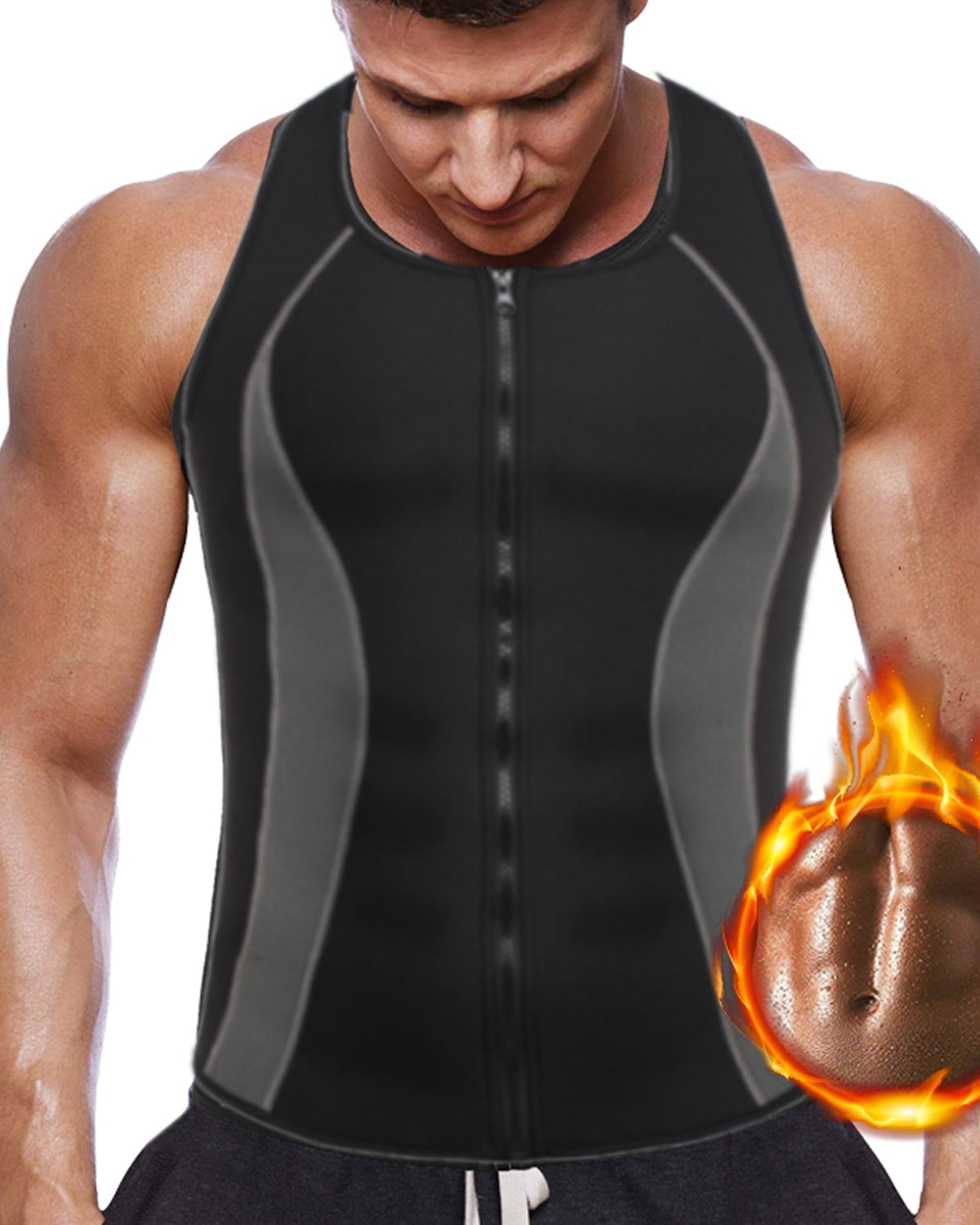 Mens neoprene sauna vest clearance