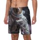 thumbnail image 1 of Balery Cat Astronaut In Space Bañador para hombre, shorts de playa de secado rápido con entrepierna y forro de compresión-XX-Large, 1 of 6