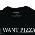 thumbnail image 2 of SpongeBob Squarepants T-Shirt Men's I Want Pizza Character Tee (L), 2 of 4