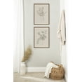 thumbnail image 7 of Kate and Laurel Sylvie Beaded Floral Study 1 and Floral Study 2 Vintage Framed Canvas Wall Art Set by Kate Aurelia Holloway, 2 Piece Set 18x24 Gold, Botanical Bouquet Sketch Art for Wall, 7 of 7