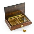 thumbnail image 3 of Classic Style Burl-Elm with Rosewood Border Musical Jewelry Box - We've Only Just Begun - NEW, 3 of 3