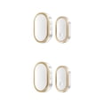 thumbnail image 1 of Injueey Timbre inalámbrico 4 Volumen Luz indicadora ajustable Mute Door Bell Apartment Punch Free para niños Enchufe de EE. UU. uno 2piezas, 1 of 6
