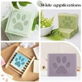 thumbnail image 7 of 1pc Handmade Soap Stamp Paw Print Acrylic Soap Stamp Letter Soap Chapter Embossing Stamp Mini Seal for Soap Clay Biscuits Gummies Arts Crafts Making Projects DIY Gift, 7 of 7