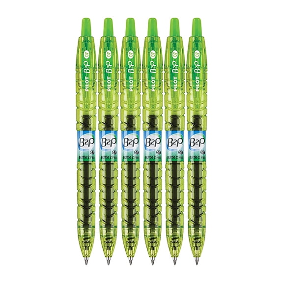 Pilot B2P Colors, Recycled Bottle 2 Pen, Retractable Gel Ink Rolling Ball Pens, G2 Ink, Fine