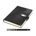 thumbnail image 1 of Cuaderno Libreta A5 Notebook Regalo 360 Páginas Pluma Negro Color Negro, 1 of 2