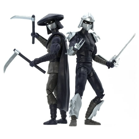 TMNT Shredder & Foot Soldier Shadows 2-Pack - The Loyal Subjects BST AXN 5" Action Figure