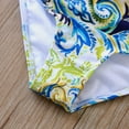 thumbnail image 6 of Girls Swimsuit Size 10 One Piece Bikini Sets for Girls 10-12 Allover Printed Bathing Suit for Girls Adjustable Strap Girls Tankini Swimsuit Tie-Straps Ruched Side Girls' Swimwear, 6 of 8