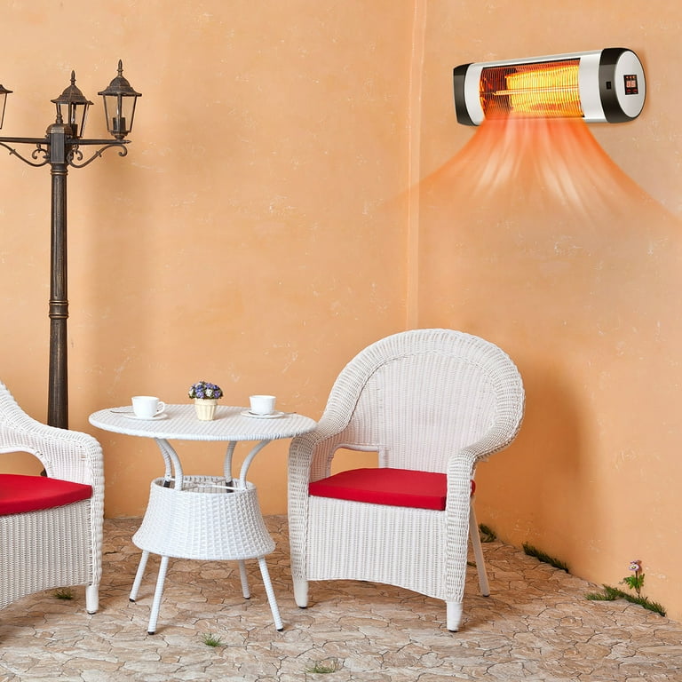 Costway Patio Electric Heater: Weatherproof Indoor/Outdoor Wall
