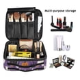 thumbnail image 2 of FORMRS Travel Makeup Bag Large Capacity Train Case Cosmetic Organizer with Adjustable Dividers, Halloween Black Cat, 2 of 8