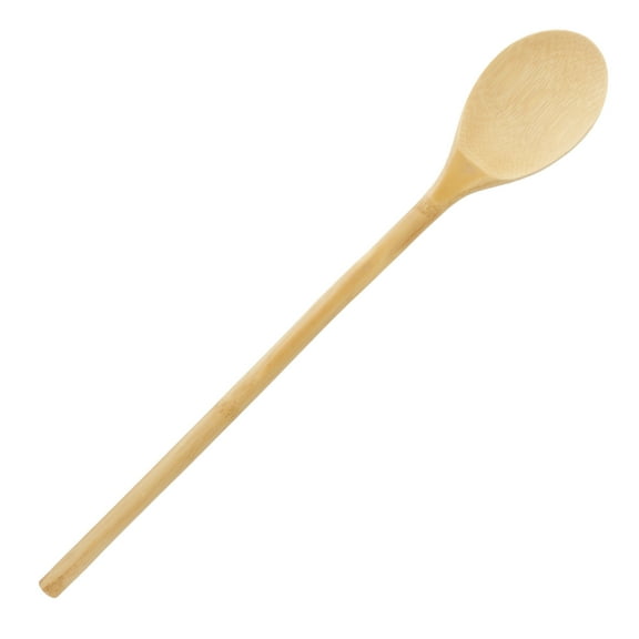 Bamboo Serving/Cooking Utensils - Round Handled Spoon - Large - 5pcs