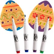 Mini Egg Waffle Maker- Make Holiday Morning Breakfast Special - Ready to Decorate Set Includes 4 Edible Food Markers for Optional Extra Decorating Fun