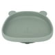 thumbnail image 1 of Plato de silicona para bebé con forma de panda, plato de silicona con ventosa para niños pequeños, plato de silicona verde oliva, 1 of 14