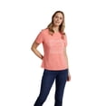 thumbnail image 4 of Animal - Camiseta Carina Diseño Impreso de Orgánica para Mujer (Rosa), 4 of 5