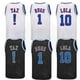 thumbnail image 2 of Camisetas de baloncesto 1 Bugs 10 LOLA ! TAZ 23 Camiseta SPACE JAM Costura Bordado Ropa deportiva para exteriores de alta calidad Blanco Negro, 2 of 4