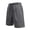 Gray, variant on hlysgo Mens Bermuda Athletic Shorts Casual Loose Fit Comfy Shorts Drawstring Knee Length Short with Pockets Dark Gray,2xL