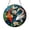 Stained Glass 5.9 Inch, variant on Nature Inspired Fish Wall Decor – Round Glass Panel