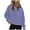 A-Purple1122, variant on Women's Half Zip Hoodies Raglan Sleeve Pullover Comfy Casual Daily Top