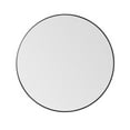 thumbnail image 2 of Arpella  Nuova Metal Framed Round Mirror in Matte Black or Polished Chrome 36 x 36 - Black, 2 of 5