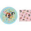 Silver Buffalo PowerPuff Girls Super Trippy Set 32ct Paper Napkin and Plate Party Pack
