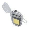 thumbnail image 5 of Arc Cigarette Lighter IP56 Waterproof Wind Proof LED Lighting Portable Multifunctional Dual Arc Lighter Black, 5 of 5