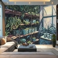 thumbnail image 5 of Modern Wallpaper Murals 3D Glow Moss Pastel Sketch Plant Etagere Peel and Stick Removable Self-Adhesive PVC Wall Stickers for Nursery Kids Bedroom TV Wall Decor, 5 of 5
