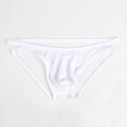 thumbnail image 5 of Jwputqe&nbsp;Mens Briefs,Boxer Briefs,Mens Underwear Briefs,Breathable,Fitted,Solid,Elastic Waist,Polyester,White,2XL(US:12), 5 of 5