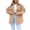 Kaki, variante sur WEIYLL Vestes pour Femmes Chemise Surdimensionnée Boutonnée Longue Surchemise Poches Kaki Vêtements pour Femmes Taille P