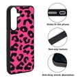 thumbnail image 2 of WIRESTER Shockproof Soft Rubber Cover Case for Samsung Galaxy S25 6.2" 2025, Black/Hot Pink Leopard, 2 of 5