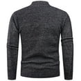 thumbnail image 6 of Xzbqbs Mens Zip Up Jackets Casual Slim Fit Stretch Knit Sweater Cardigan Jackets Fashion Lightweight Stand Collar Fall Winter Coats, 6 of 6
