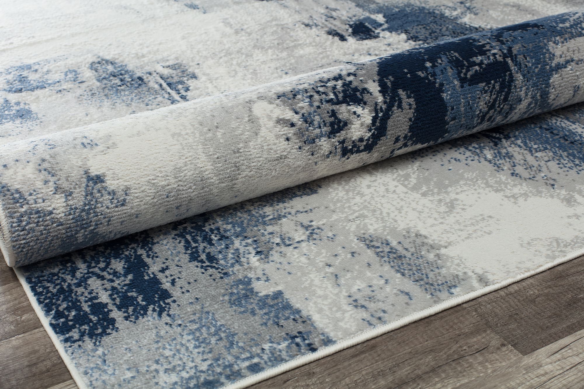 Rugs America Gallagher GL45A Tonal Blue Vintage Transitional Area Rug, 2'6"x8'
