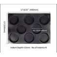 thumbnail image 5 of Molde para pan de hamburguesa CHAO molde de silicona redondo para pan 43 x 32 x 1,5 cm, 5 of 5