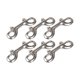 thumbnail image 2 of 6 Pcs Stainless Steel Bolt Snap Hooks 3.55inch Metal Chain Clips Silver, 2 of 4
