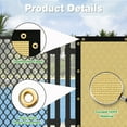 thumbnail image 5 of NAWAY 4'X30' Custom Size Privacy Screen Fence Heavy Duty Fencing Mesh Shade Net Cover for Wall Garden Yard Backyard Sand (We Make Customized), 5 of 7