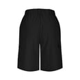 thumbnail image 4 of Men's Hiking Cargo Shorts Quick Dry Outdoor Travel Shorts for Men with Four Zippered Pockets and Reinforced Seams for Fishing Camping Casual Black L, 4 of 6