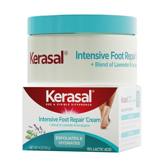 Crema reparadora de pies Kerasal Intensive con ácido láctico 120 ml