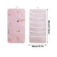thumbnail image 3 of Non-woven Storage Bag Washable Wardrobe Multi-pocket Bra Hanging Bag Door Rear Socks Storage Bag, 3 of 3