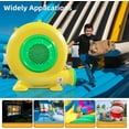 thumbnail image 5 of Air Blower for Inflatables, 950Watt 1.25HP Bounce House Blower, Inflatable Bubble House Blower, Electric Fan Pump for Outdoor Inflatable Paint Booth Water Slid， Bouncy Castle, Jumper, Blower Corded, 5 of 7