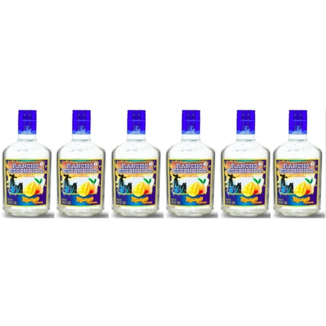Pack de 6 Licor de Agave Rancho Escondido Mango Picante 750 ml