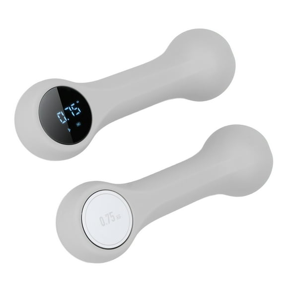 Rechargeable Smart Dumbbell Weight Loss Fitness Dumbbell Women Dumbbell with Phone App Courses 0.75kgGrey