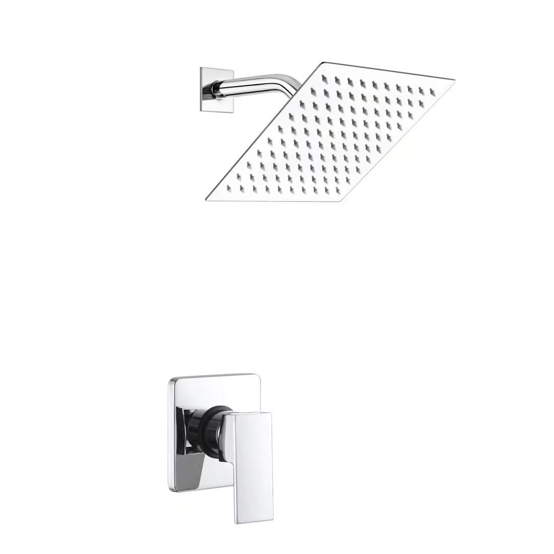 POP Single Function Shower Trim Kit with Roughin Valve, Bathroom Rain