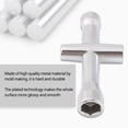 thumbnail image 1 of Cross Wrench Sleeve, Plated Technology Model Car Cross Wrenches Small Glossy  For M2 For M2.5 For M3, 1 of 8
